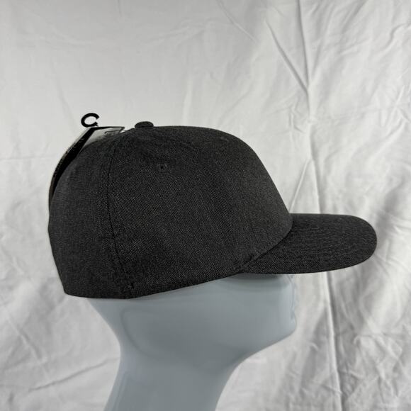 Volcom Hat Cap Fitted Mens Large XL Black Full Stone Heather Athletic Flexfit - Picture 7 of 10